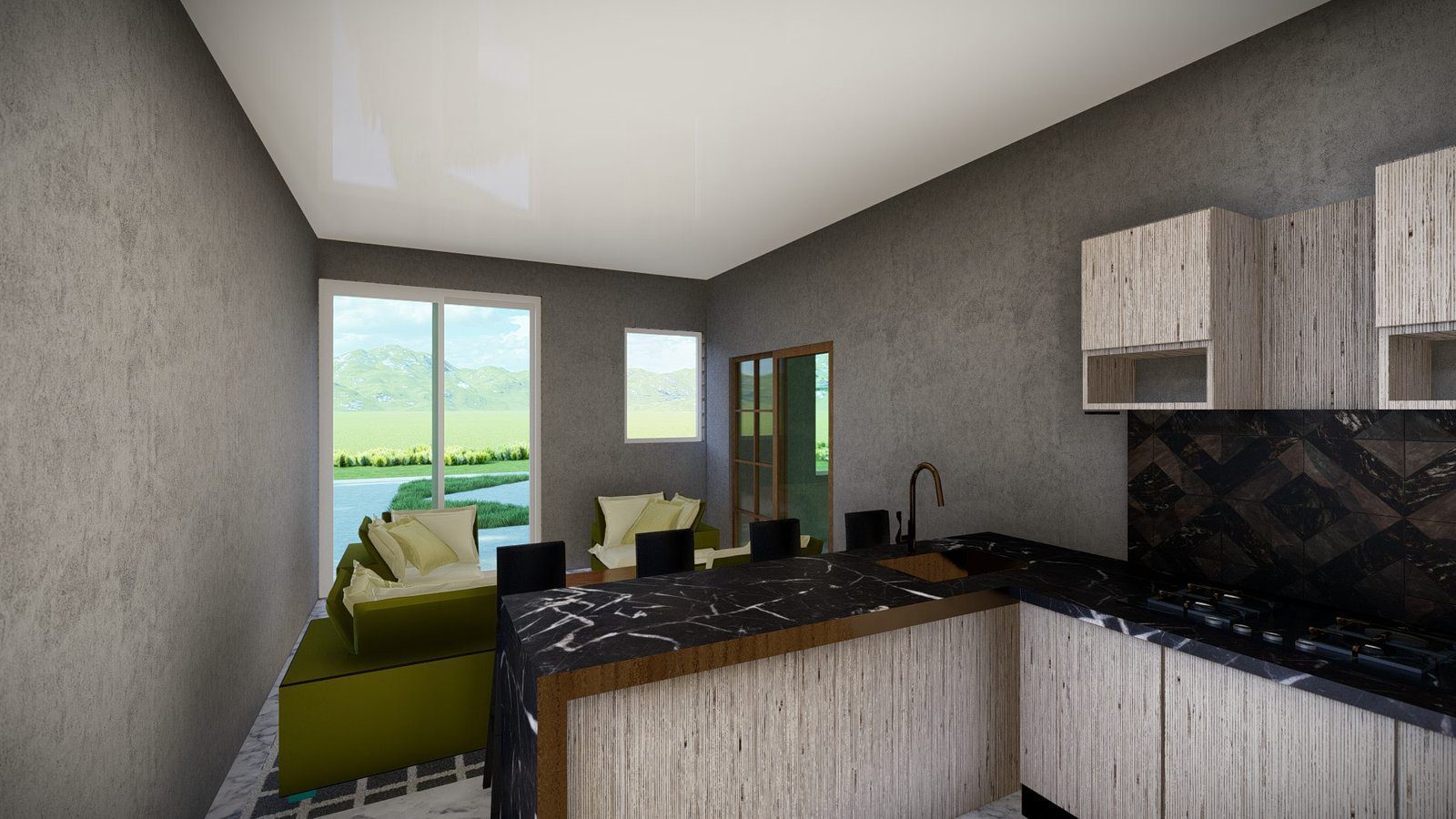 3 Bed 2 Bath 840 Sqft Expandable 8 Hour Assembly Modular Home Model 13776 - Image 2