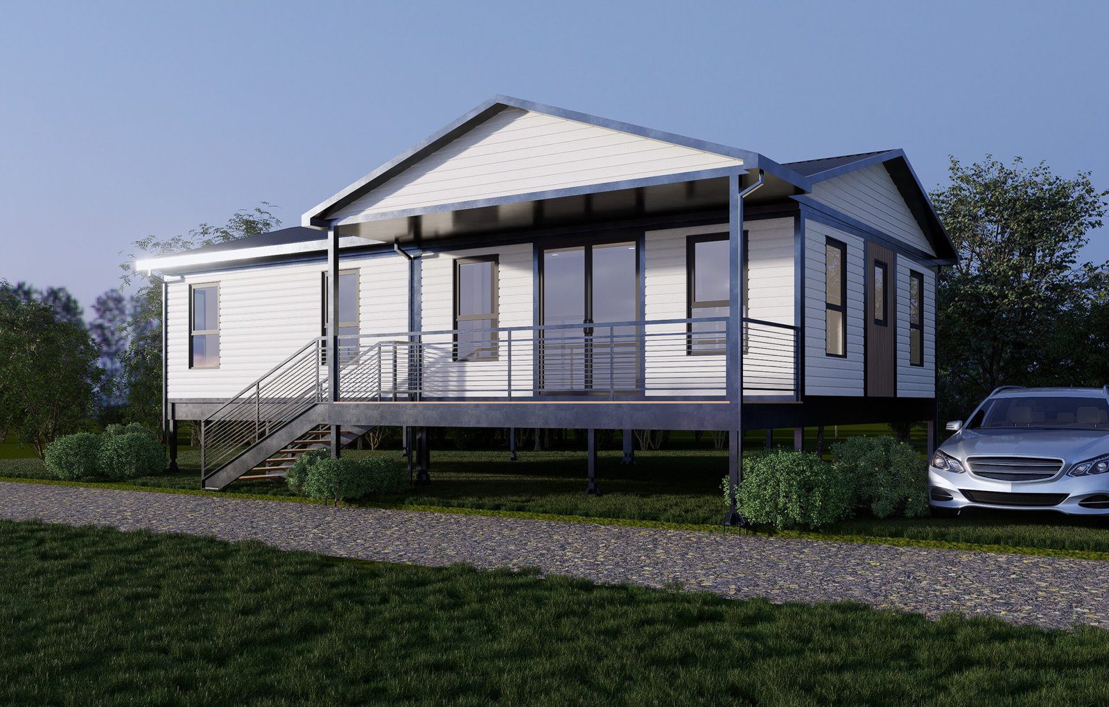 3 Bed 2 Bath 840 Sqft Expandable 8 Hour Assembly Modular Home Model 13776